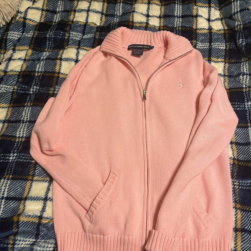 Polo Ralph Lauren pink quarter zip
